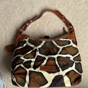 Giraffe Print Shoulder Bag
